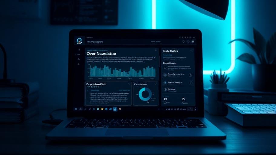 Email newsletter campaign analytics dashboard